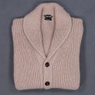 MCQUEEN CASHMERE CARDIGAN GOLD