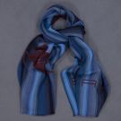 PEGASUS STRIPE SCARF BLUE