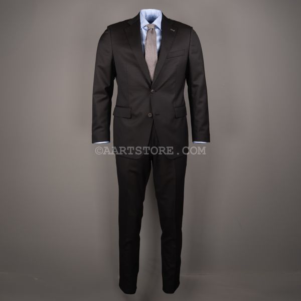 BATEMAN FINE WOOL SUIT CIOCCOLATO FONDO
