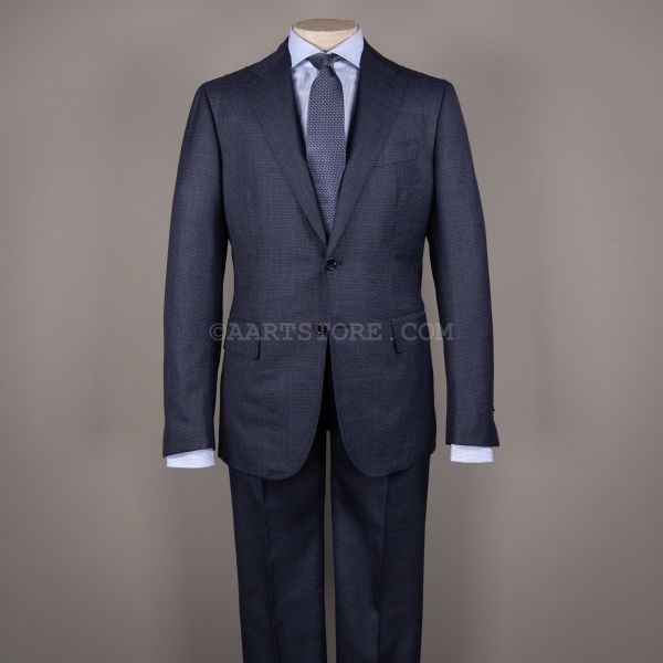 VINCENZO GRAND GLENNCHECK SUIT BLUETTE