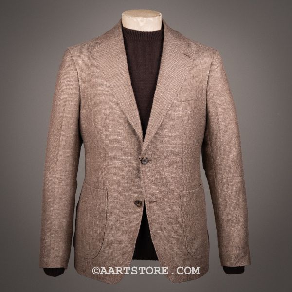 LANI PRAY WOOL SILK STRUCTO JACKET BRONZO