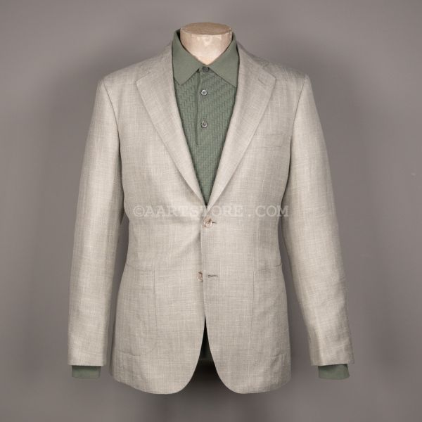 HERRINGBONE PLUME BLAZER MENTA