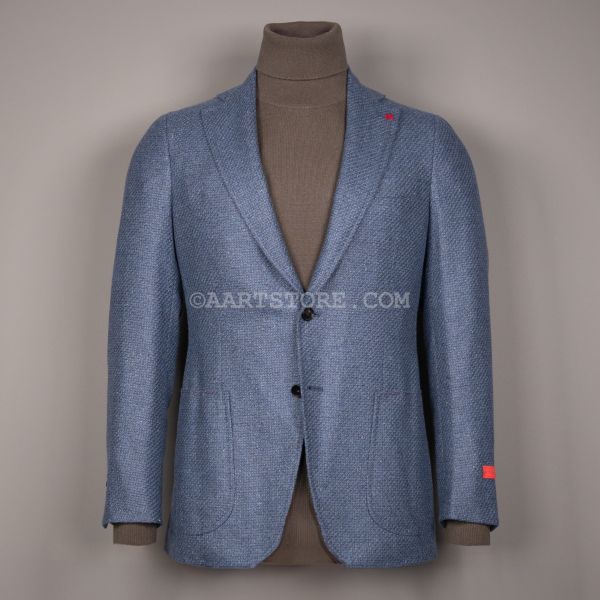 DOMENICO STRUTTO GIACCA BLU CHIARO