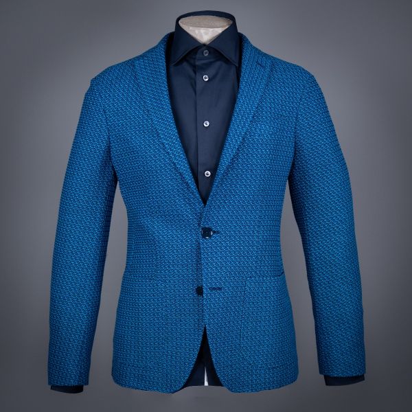 UNCINETTO ROMA JACKET BLU GROTTA
