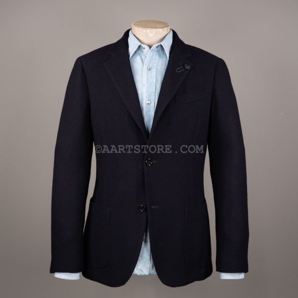 LITKNIT KNOT JACKET NAVY