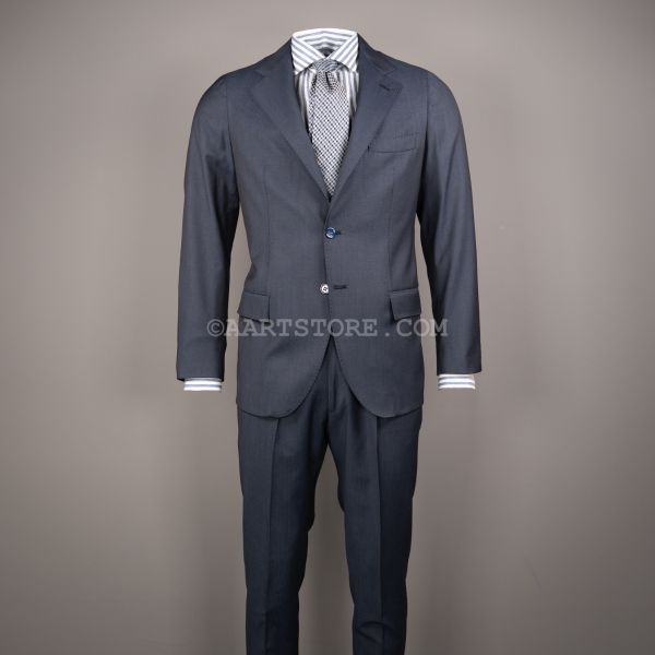 TOTO STRISCIA OMBRA ABITO BLU MARINO