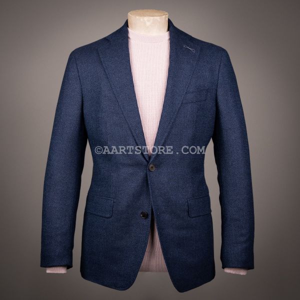 9076 L. PIANA MOTIVO JACKET BLU NOTTE