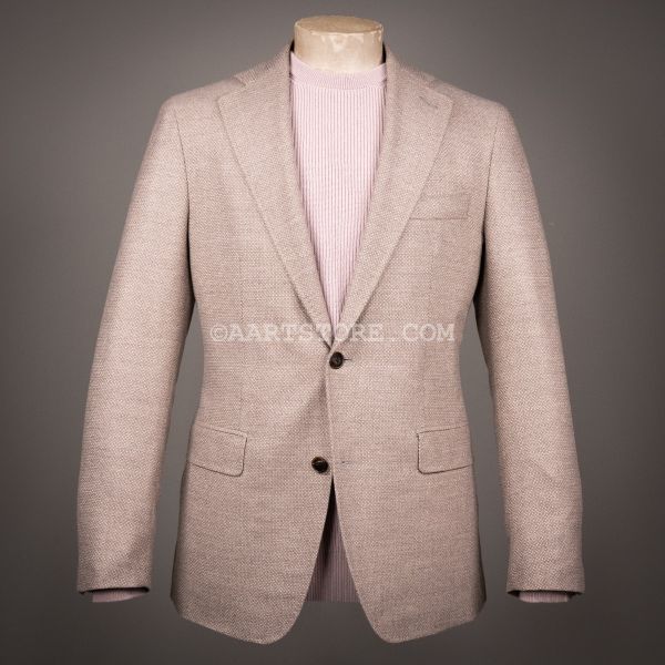 9076 L. PIANA MOTIVO JACKET GREIGE