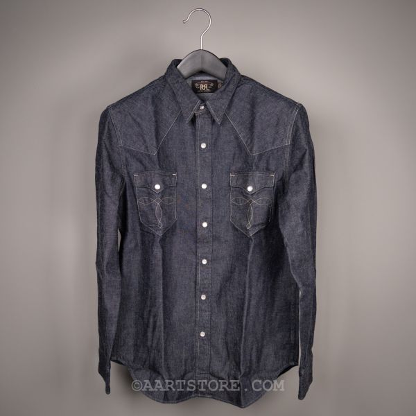 CLASSIC SNAP COWBOY SHIRT BRUTE BLUE