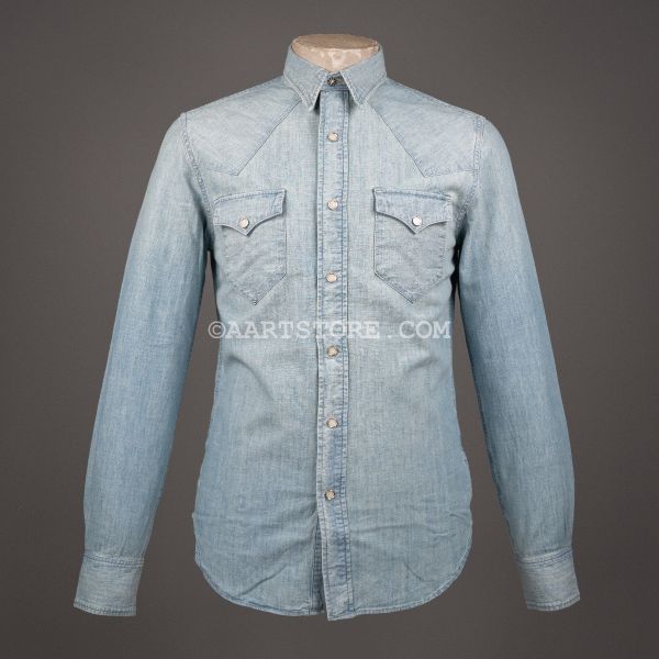BUFFALO LIGHT DENIM SHIRT DAVEY WASH