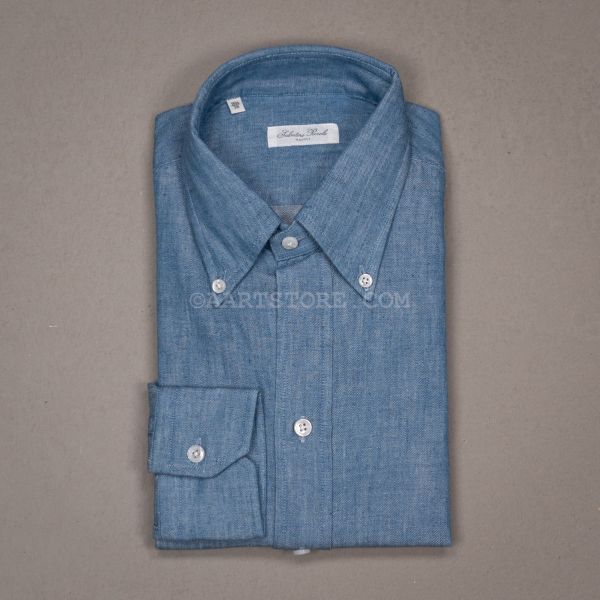 CAMICIA SELVEDGE DENIM CHIODO