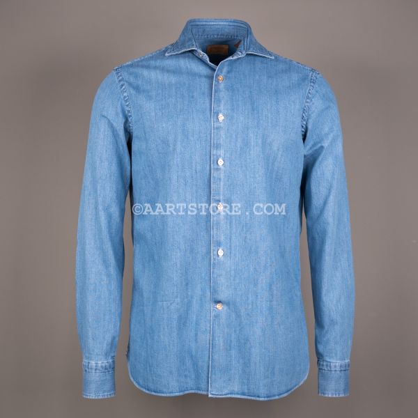 MARECHIARO DENIM CAMICIA LAVATO