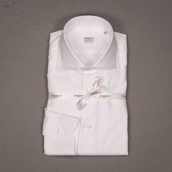 DOPPIO PINPOINT MARECHIARO SHIRT BIANCO