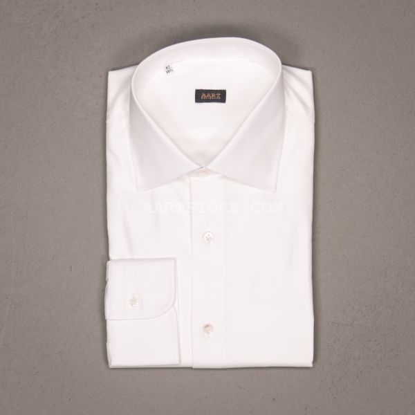 SH00119 T. MASON TRAVEL TWILL SHIRT BIANCO