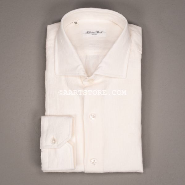 DENSE JAPANESE LINNEN SHIRT LATTE