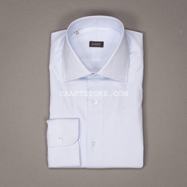 CANDY STRIPE TWILL SHIRT LIGHT BLUE