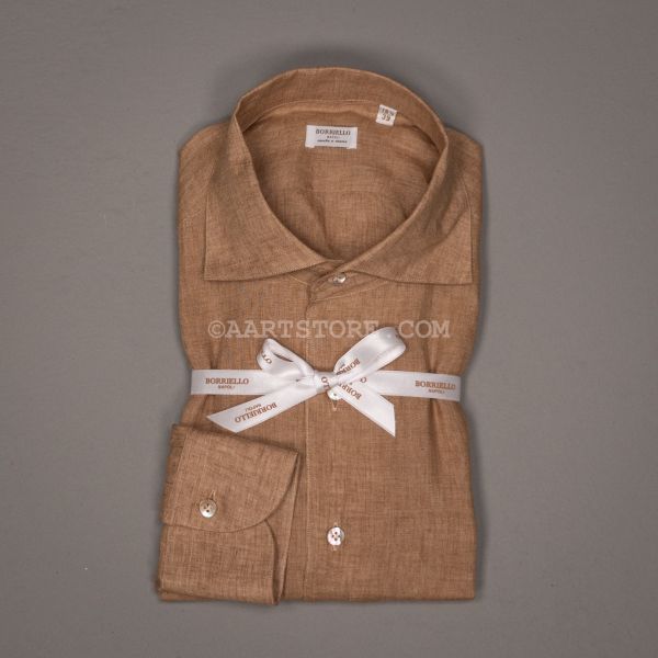 CAPRI WASHED LINNEN SHIRT GOLD