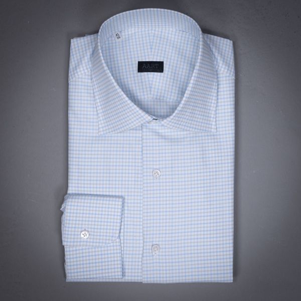 SH00317 THOMAS MASON ISLE CHECK SHIRT VERDE