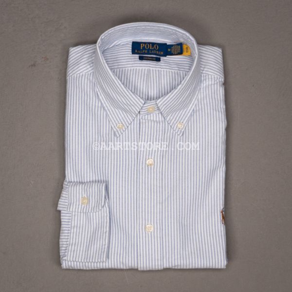 BD CUSTOM OXFORD STRIPE BLUE WHITE