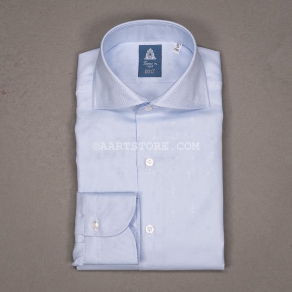 EDUARDO KING OXFORD SHIRT BLU
