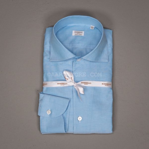 CAPRI FINE OXFORD SHIRT AQUA