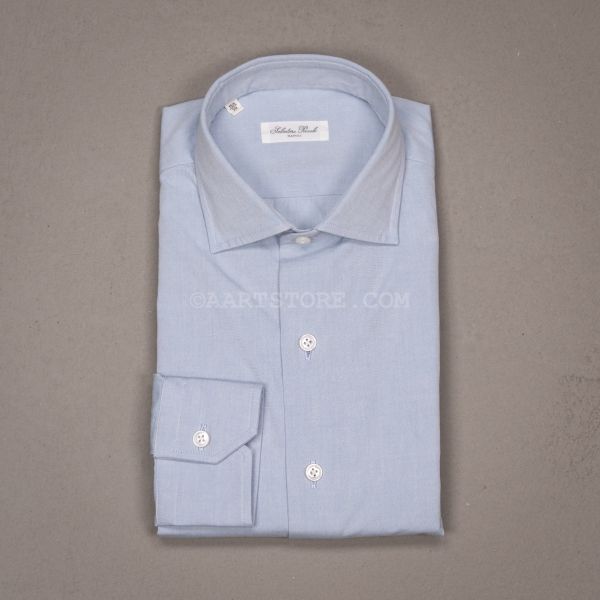 CAMICIA COTONE GIAPPONESE AZZURO