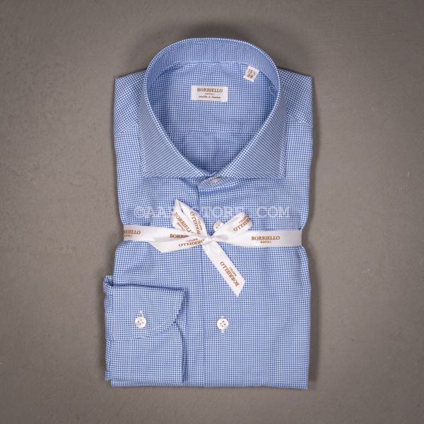 MARECHARIO CAMICIA MOTIVA CHECK BLUETTE