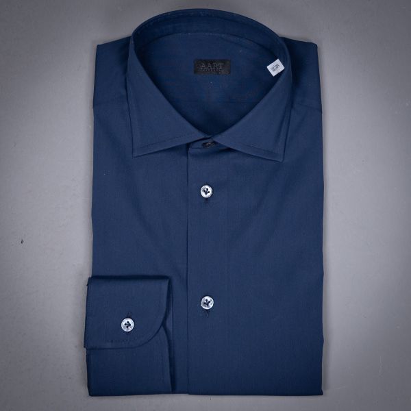 AARTXLDC VERONESE STERTCH SHIRT NAVY BLU