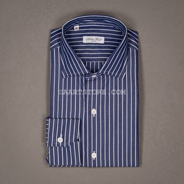 OR87 BROAD ARROW STRIPE SHIRT NOTTE