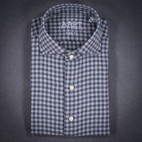 AA17 SF PICKET CHECK SHIRT GREYS