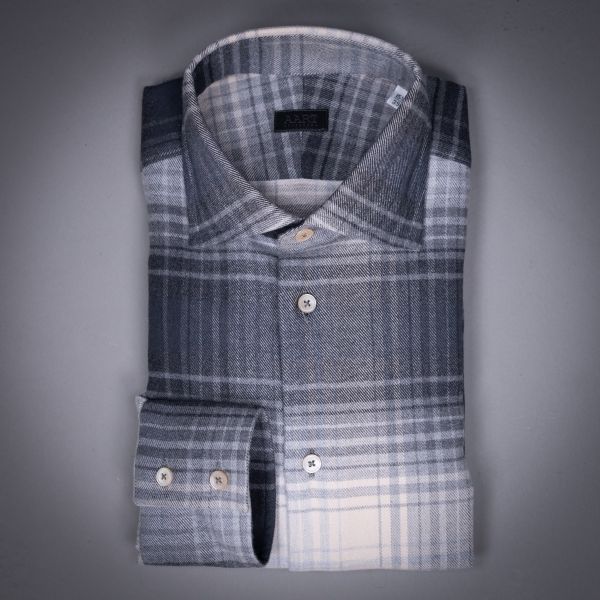 SEQUOIA FLANEL CHECK SHIRT GRIGIO INVERNO