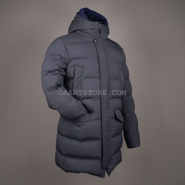 HEKLA LASER TECH DOWN COAT NAVY