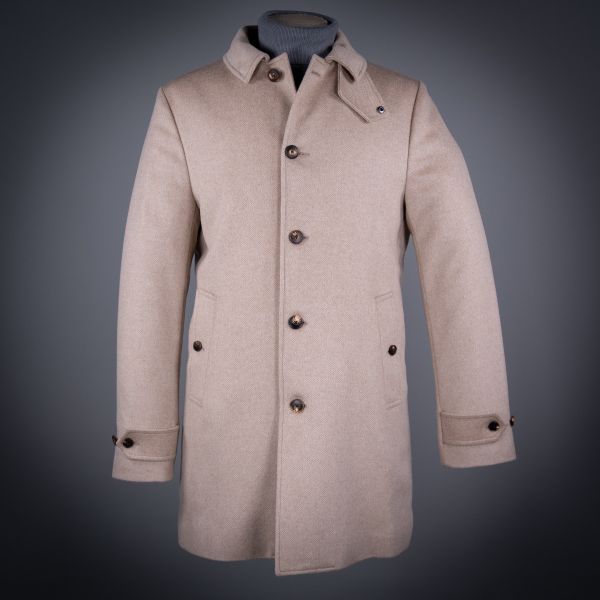 OCS0109 DETACHABLE CITY COAT NATURALE