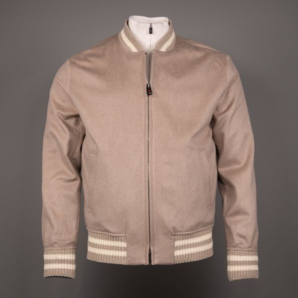 DIDIER CASHMERE BASEBALLL BEIGE