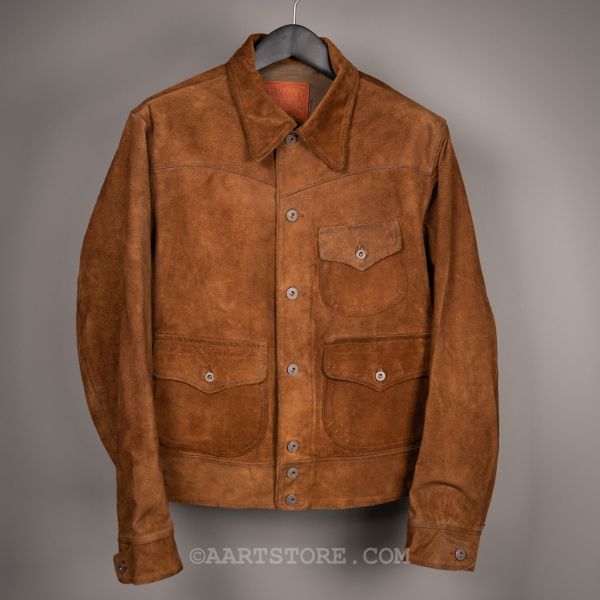 ALSTON SUEDE JACKET TABACCO