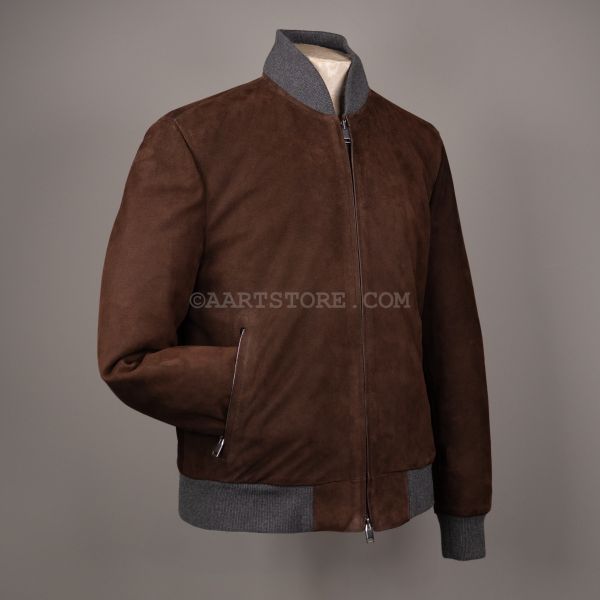 HARRIS SUEDE BOMBER JACK ORSO