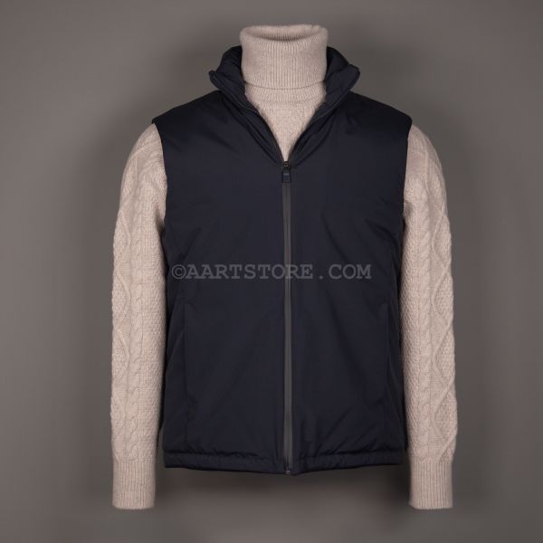 TABOR WOVEN VEST NAVY BLU