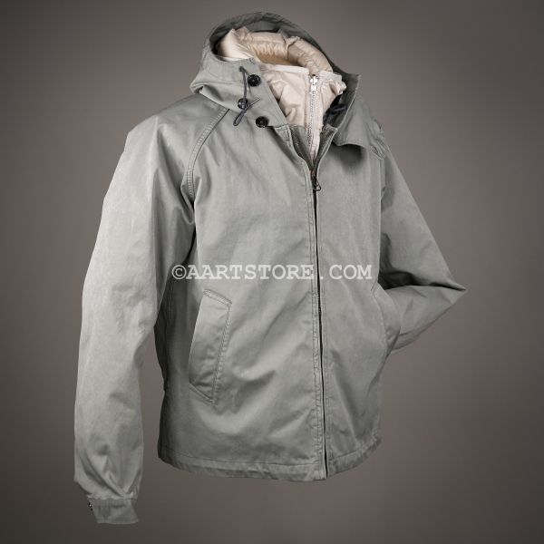 SHELL LINED ANORAK SCHIUMA DI MARE