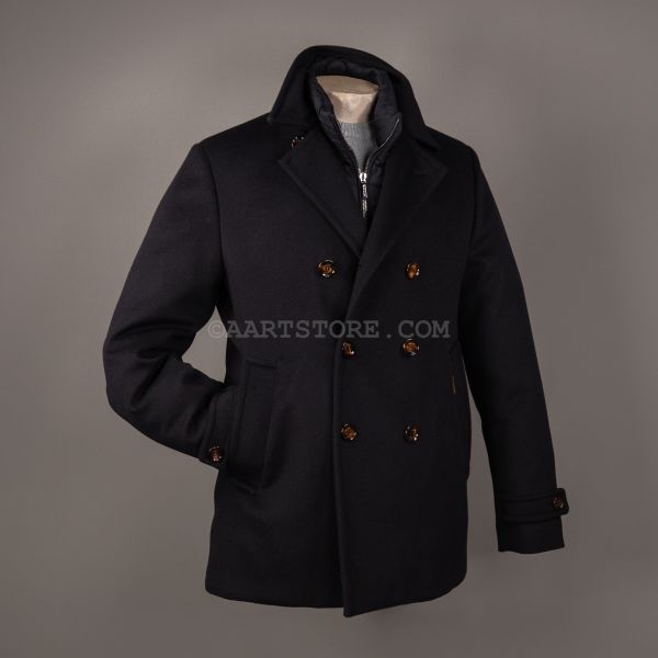 BOLGI LE WOOL CABAN NAVY
