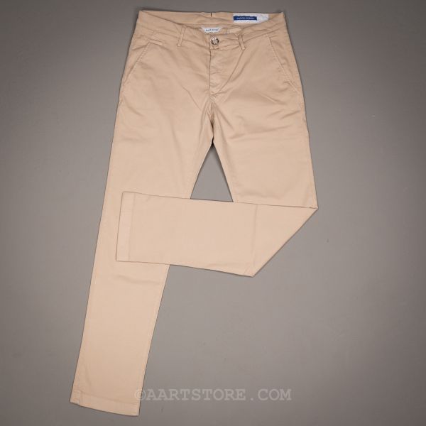 BOBBY 3756 TWILL SUMMER CHINO SABBIA DESTATE