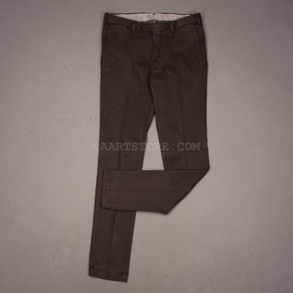 DVRA LYOCEL COTTON FALL CHINO CHOCOLATE