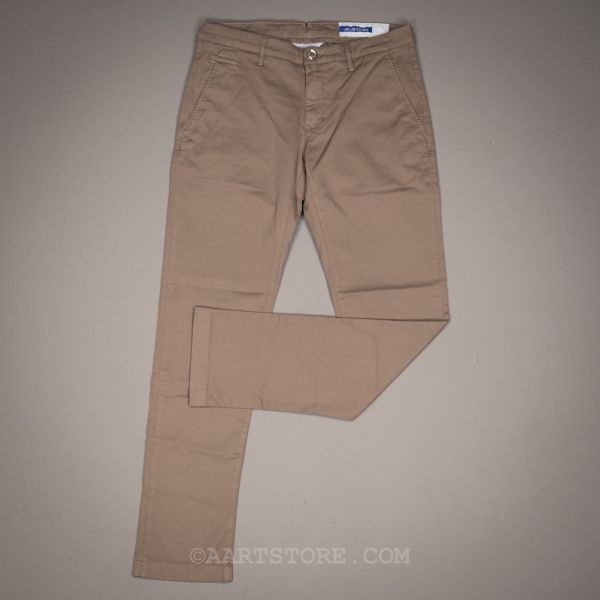 BOBBY 3756 TWILL SUMMER CHINO ELEFANTI