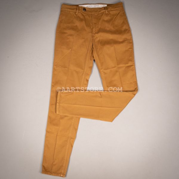 SINGAPORE CASHMERE MIX CHINO RUGGINE