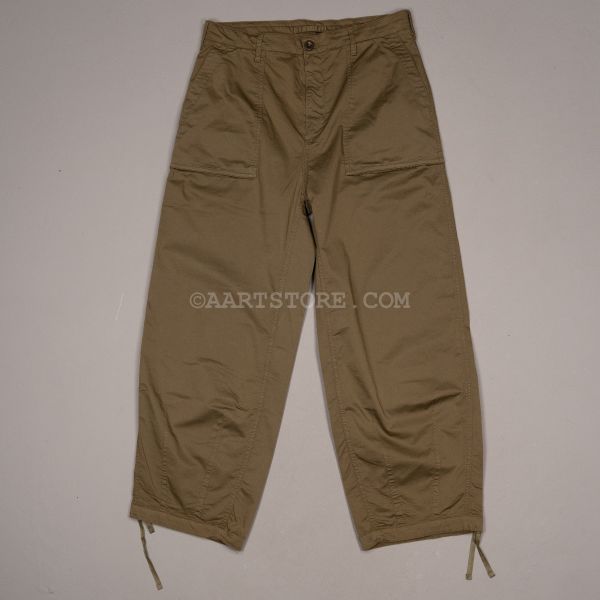 SOFT WIDE LEG CARGO PANT ARMY