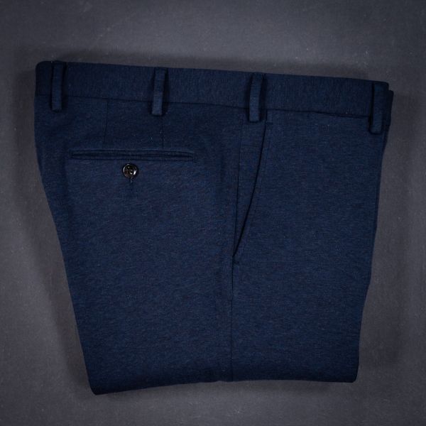 SLIM JERSEY PANT DENIM MELANGE