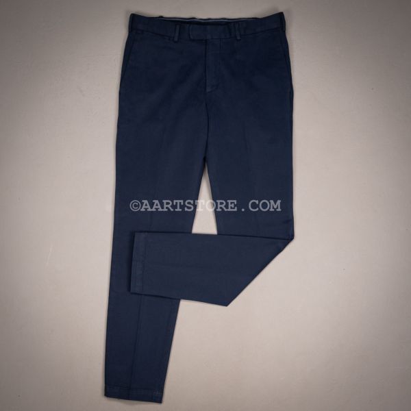 COTTON DRESS CHINO BLU NAVY