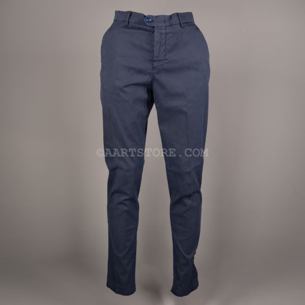 EVO LYOCELL COTTON TWILL PANT BLU