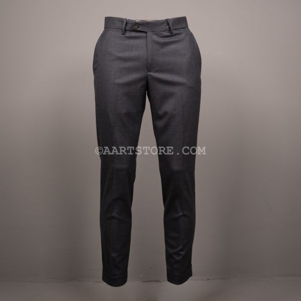 DVR LEO WOOL 130 SLACKS GRIGIO