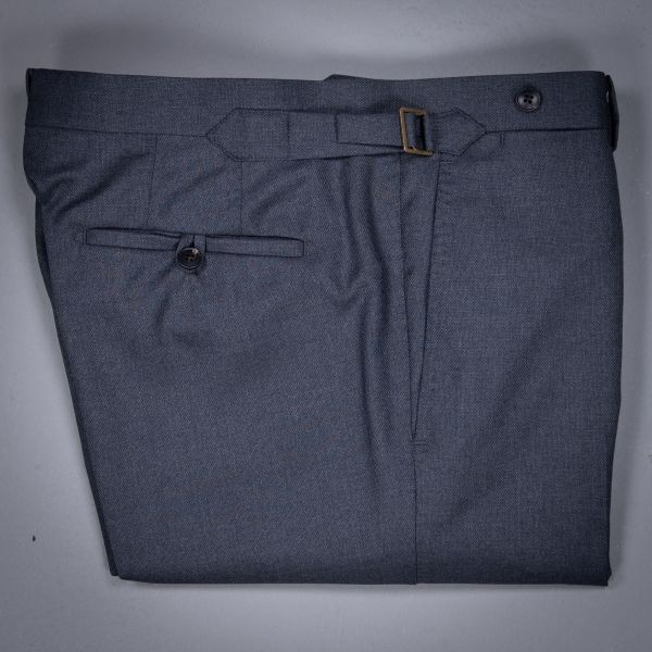 WOOL CANVAS PANT ANTRACITE