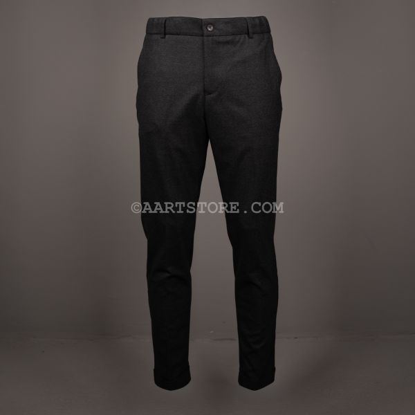 MANU CACHEMIRE PANTALONE ANTRACITE